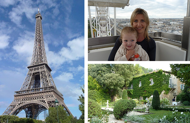 Eiffel tower - Ferris wheel Paris